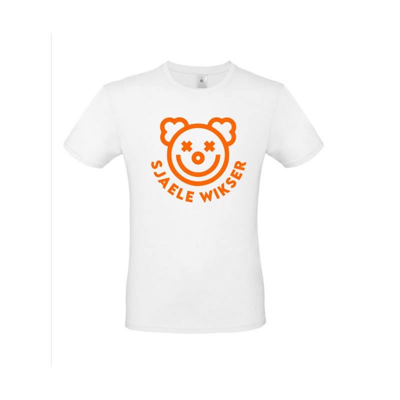 T-shirt opdruk 'sjaele wikser'
